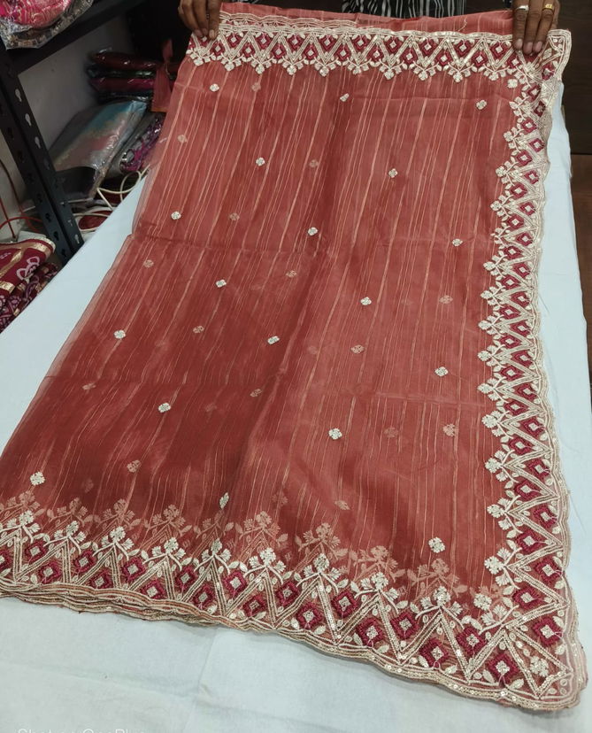 JK 619 Lehariya Designer Chinon Sarees Wholesale Clothing Suppliers In India
